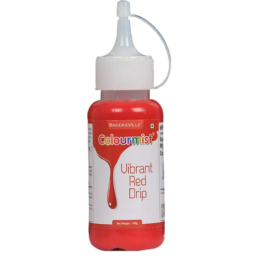 Vibrant Red Colourmist Cake Decorating Drip 100g Bakersville