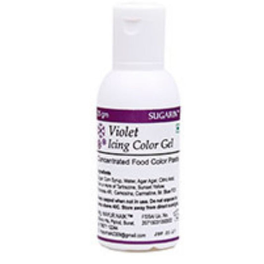 Violet Icing Gel Color Sugarin