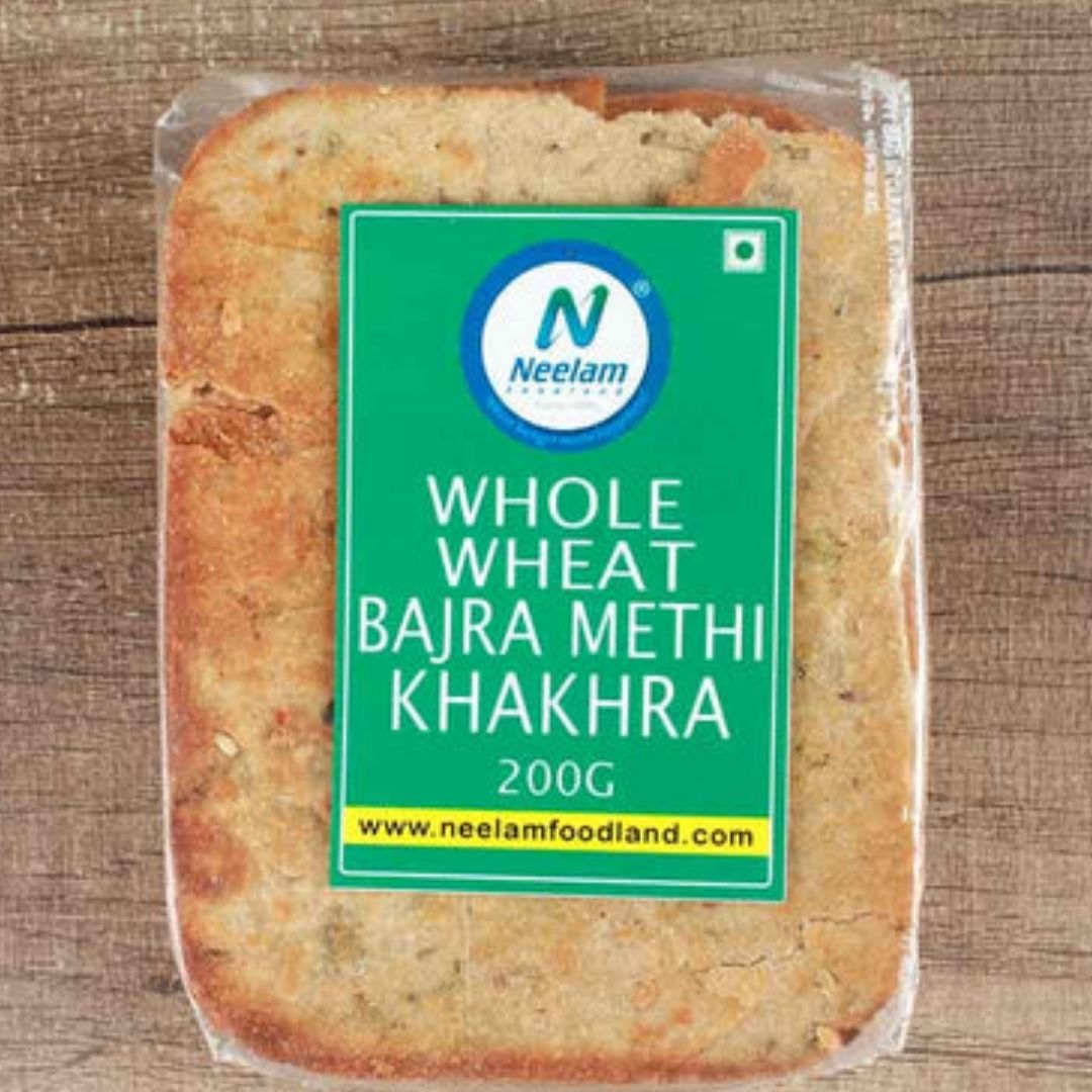 WHOLE WHEAT BAJRI METHI KHAKHRA 200G NEELAM