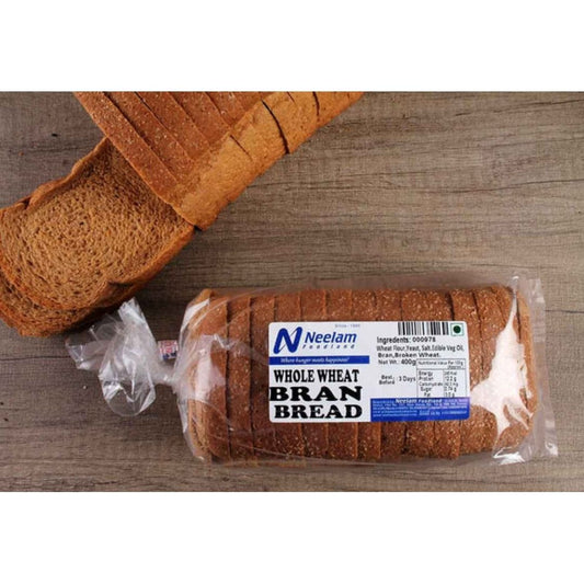 WHOLE WHEAT BRAN BREAD 400G NEELAM