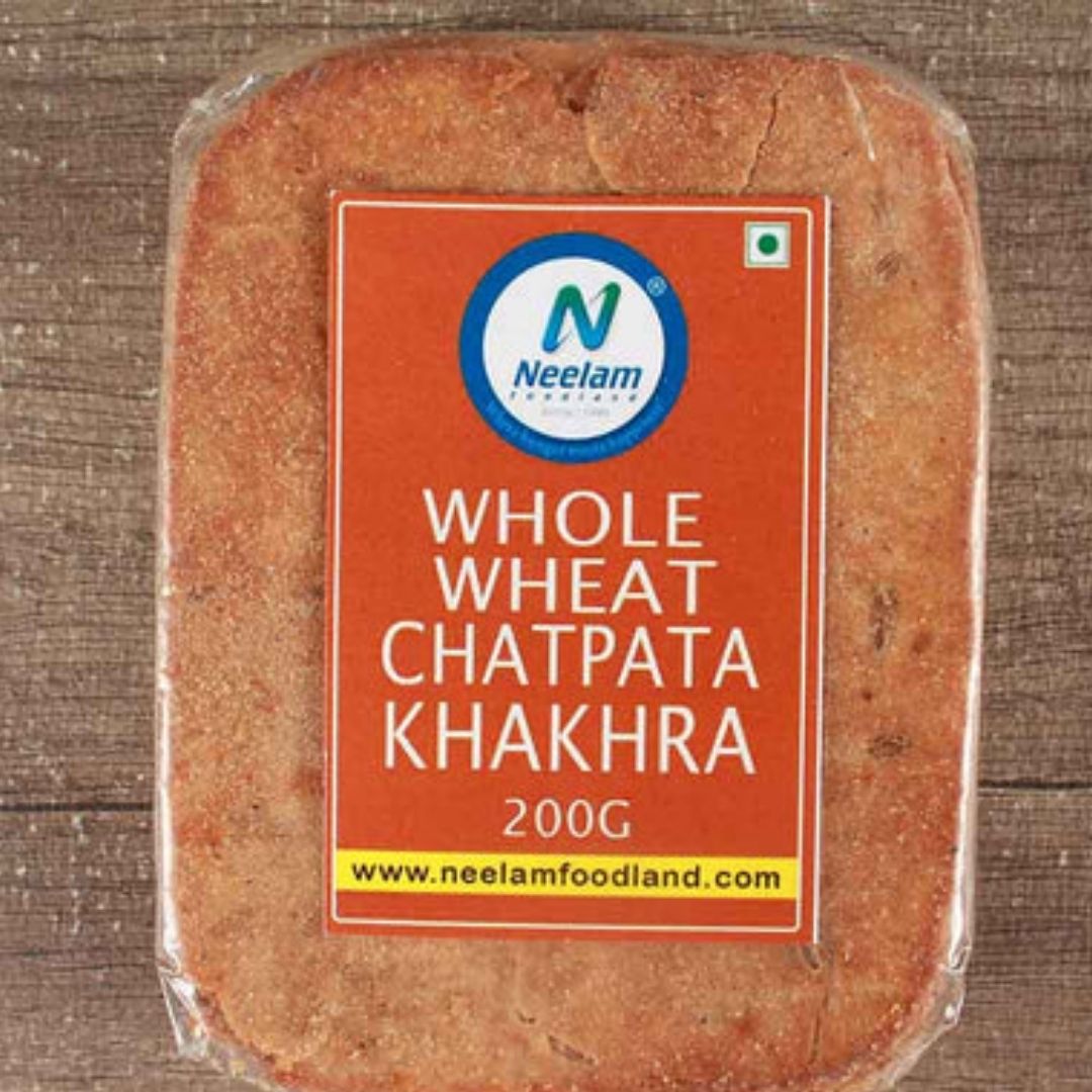 WHOLE WHEAT CHATPATA KHAKHRA 200G NEELAM