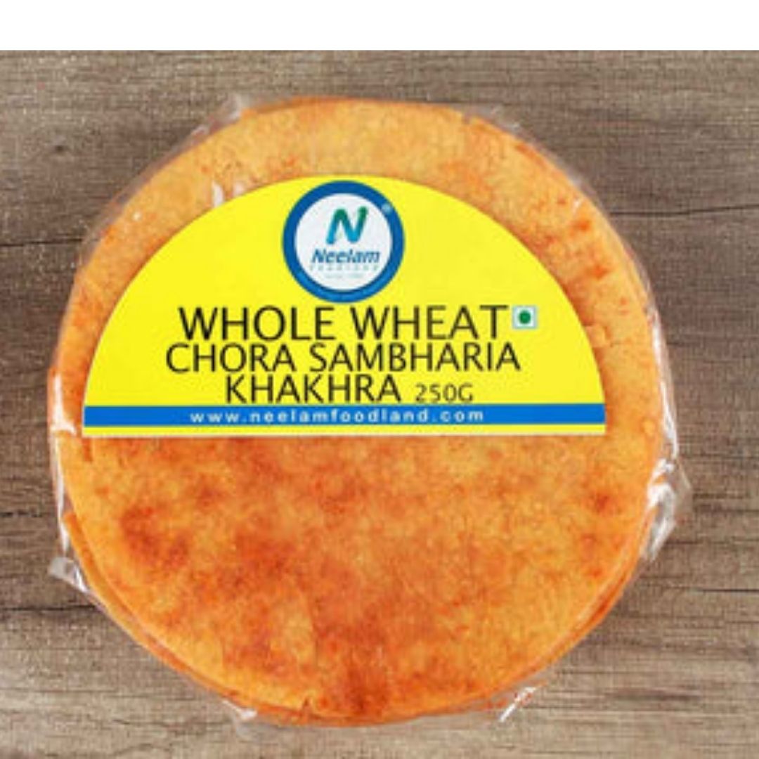 WHOLE WHEAT CHORA SAMBHARIA KHAKHRA 250G NEELAM