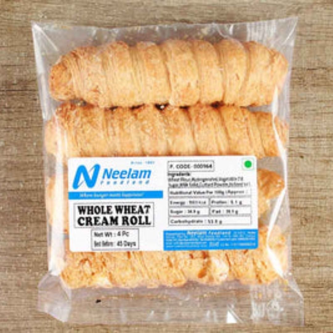 WHOLE WHEAT CREAM ROLL 150 GMG NEELAM