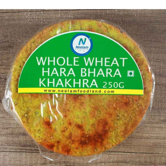 WHOLE WHEAT HARA BHARA KHAKHRA 200G NEELAM