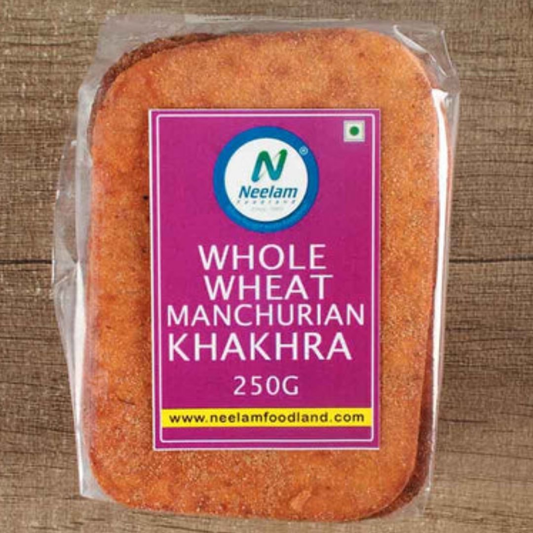 WHOLE WHEAT MANCHURIAN KHAKHRA 200 GM NEELAM