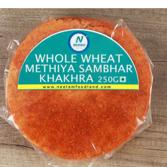 WHOLE WHEAT METHIYA SAMBHAR KHAKHRA 200G NEELAM