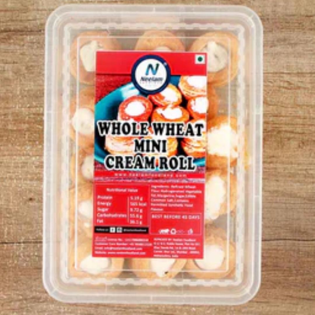 WHOLE WHEAT MINI CREAM ROLL 180G NEELAM