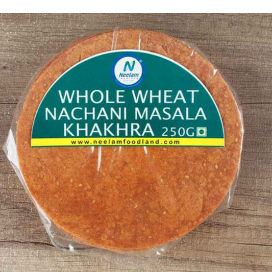 WHOLE WHEAT NACHANI MASALA KHAKHRA 250G NEELAM