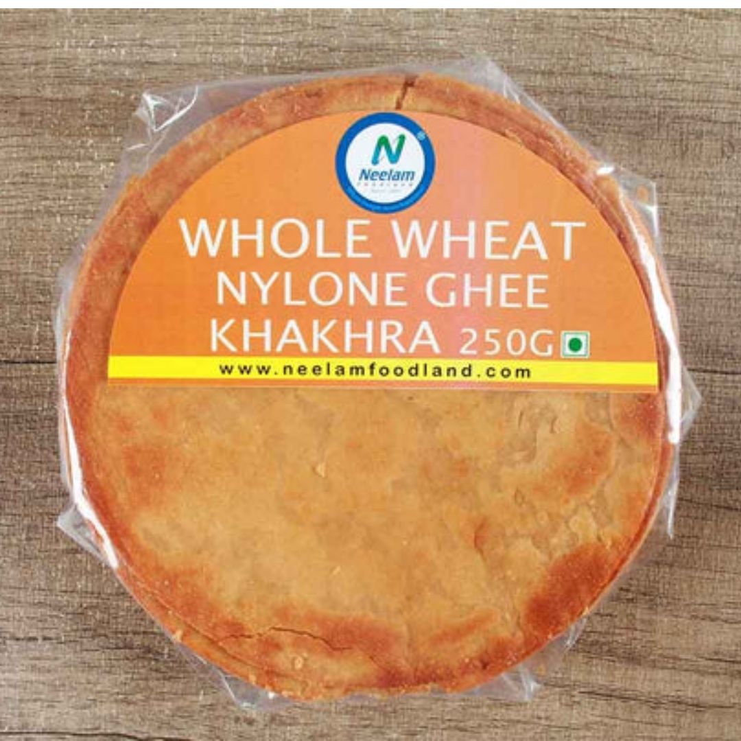 WHOLE WHEAT NYLONE GHEE KHAKHRA 250G NEELAM