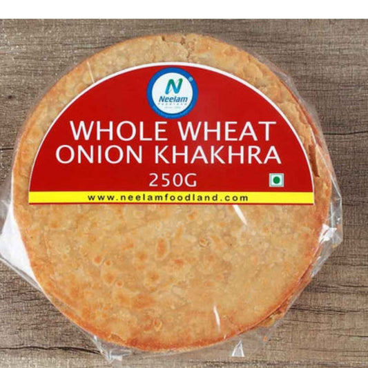 WHOLE WHEAT ONION KHAKHRA 250 GM NEELAM