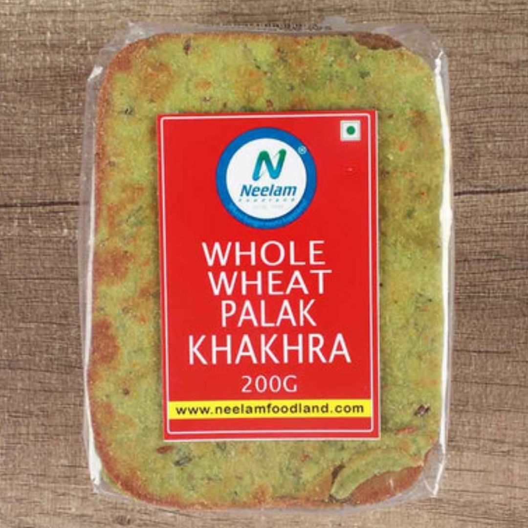 WHOLE WHEAT PALAK KHAKHRA 200G NEELAM