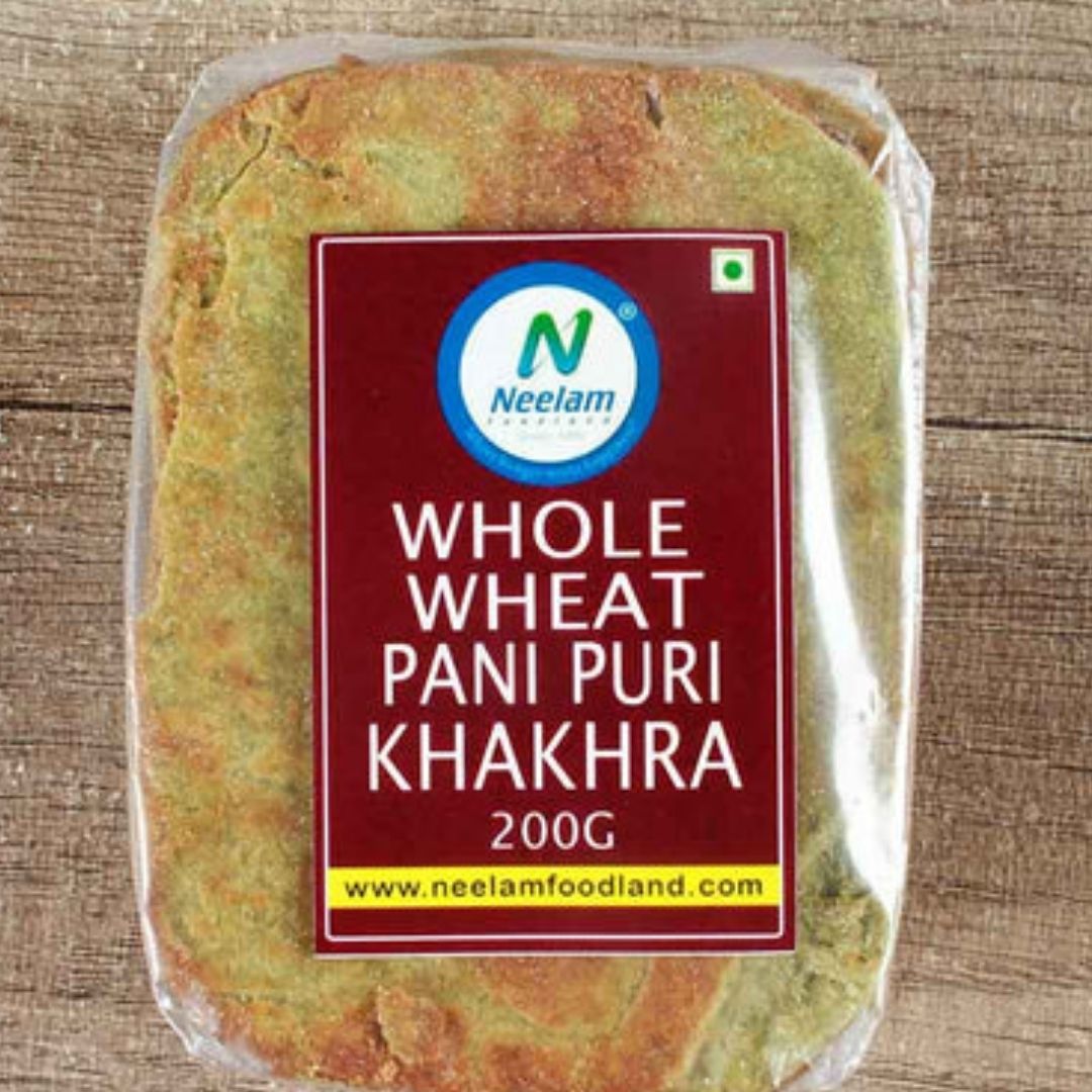 WHOLE WHEAT PANI PURI KHAKHRA 200G NEELAM