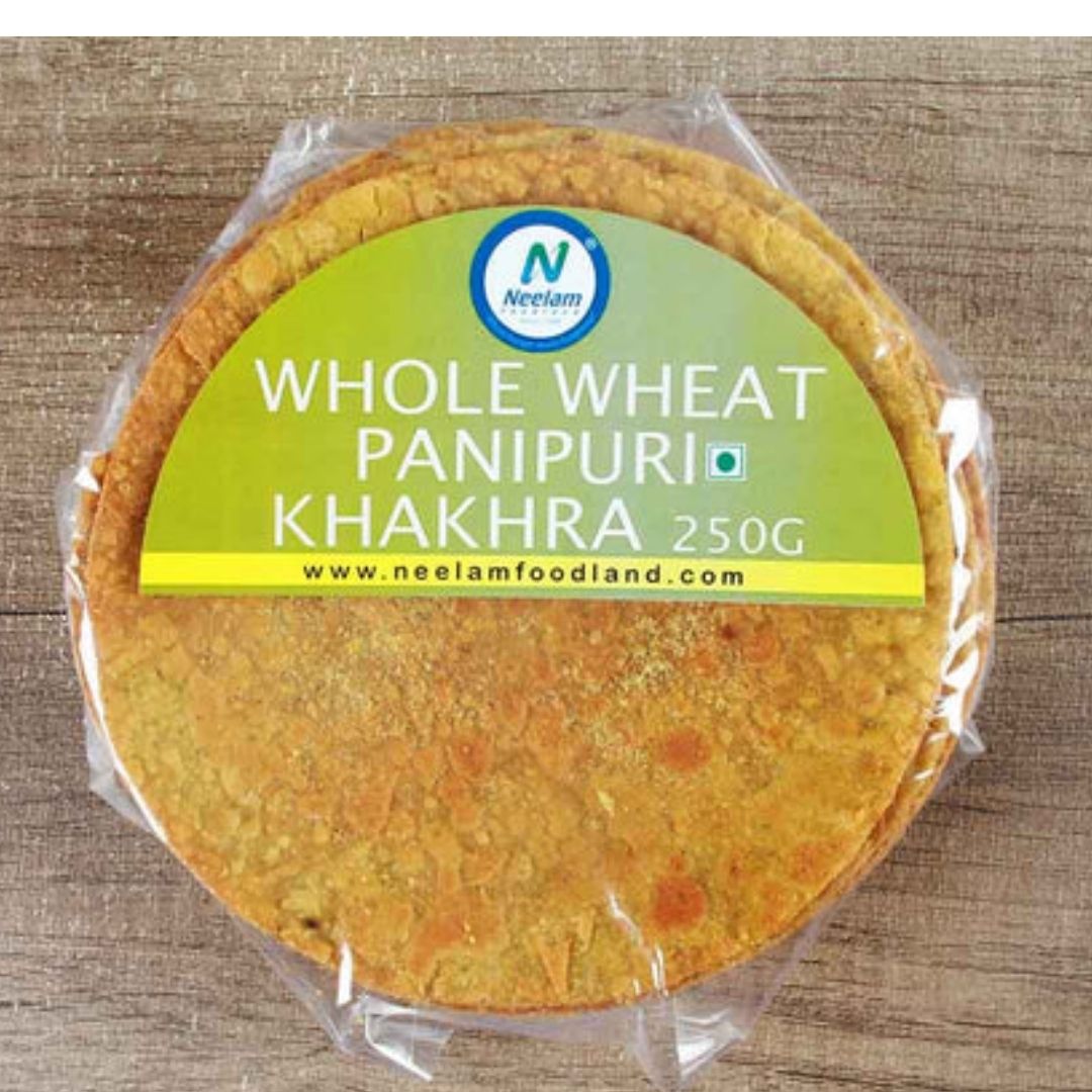 WHOLE WHEAT PANI PURI KHAKHRA 250G NEELAM