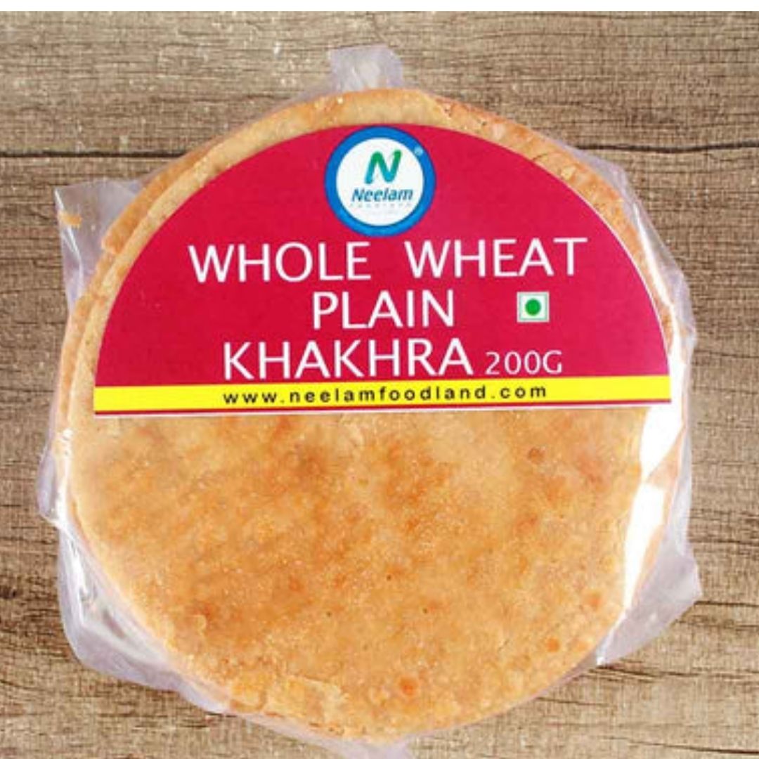 WHOLE WHEAT PLAIN KHAKHRA MINI 200G NEELAM