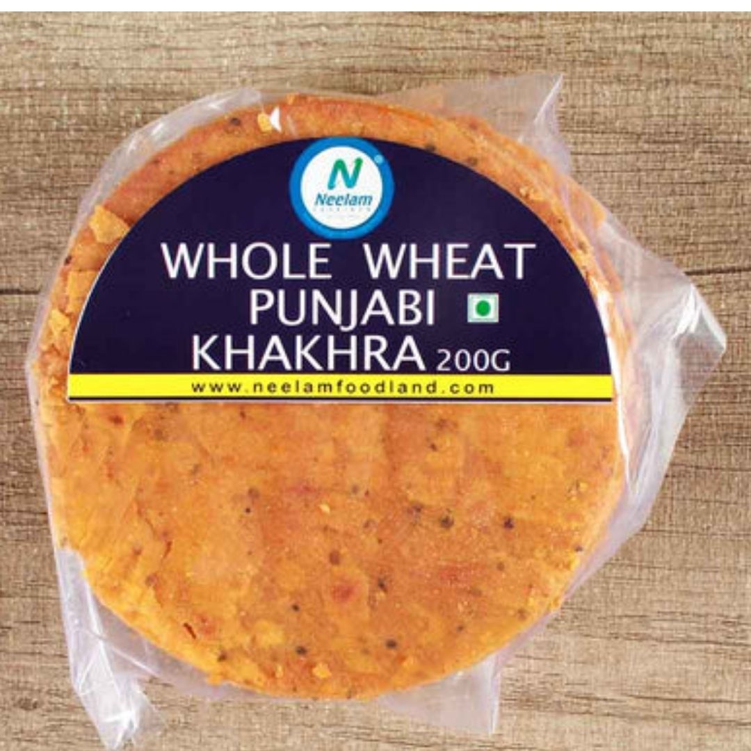 WHOLE WHEAT PUNJABI KHAKHRA MINI 200G NEELAM