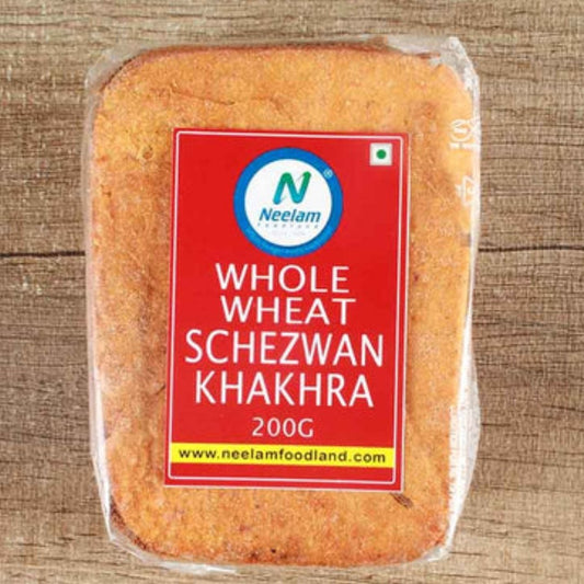 WHOLE WHEAT SCHEZWAN KHAKHRA 200G NEELAM