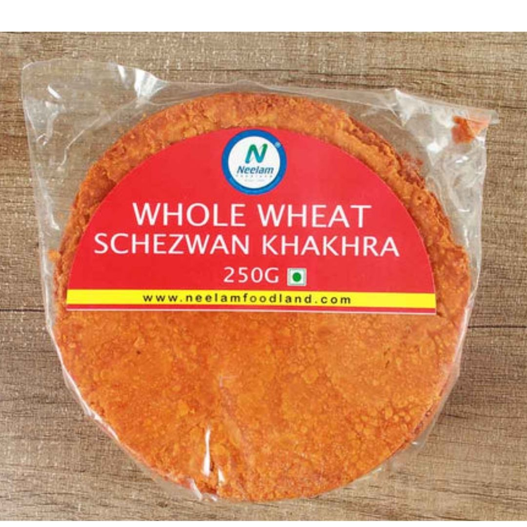 WHOLE WHEAT SCHEZWAN KHAKHRA 250 GM NEELAM