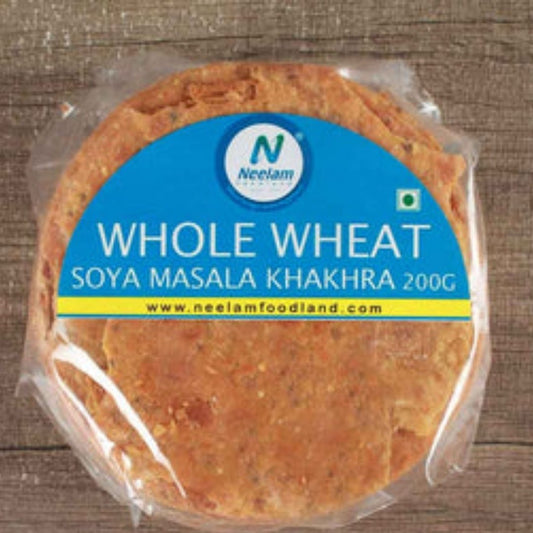 WHOLE WHEAT SOYA MASALA KHAKHRA 200G NEELAM