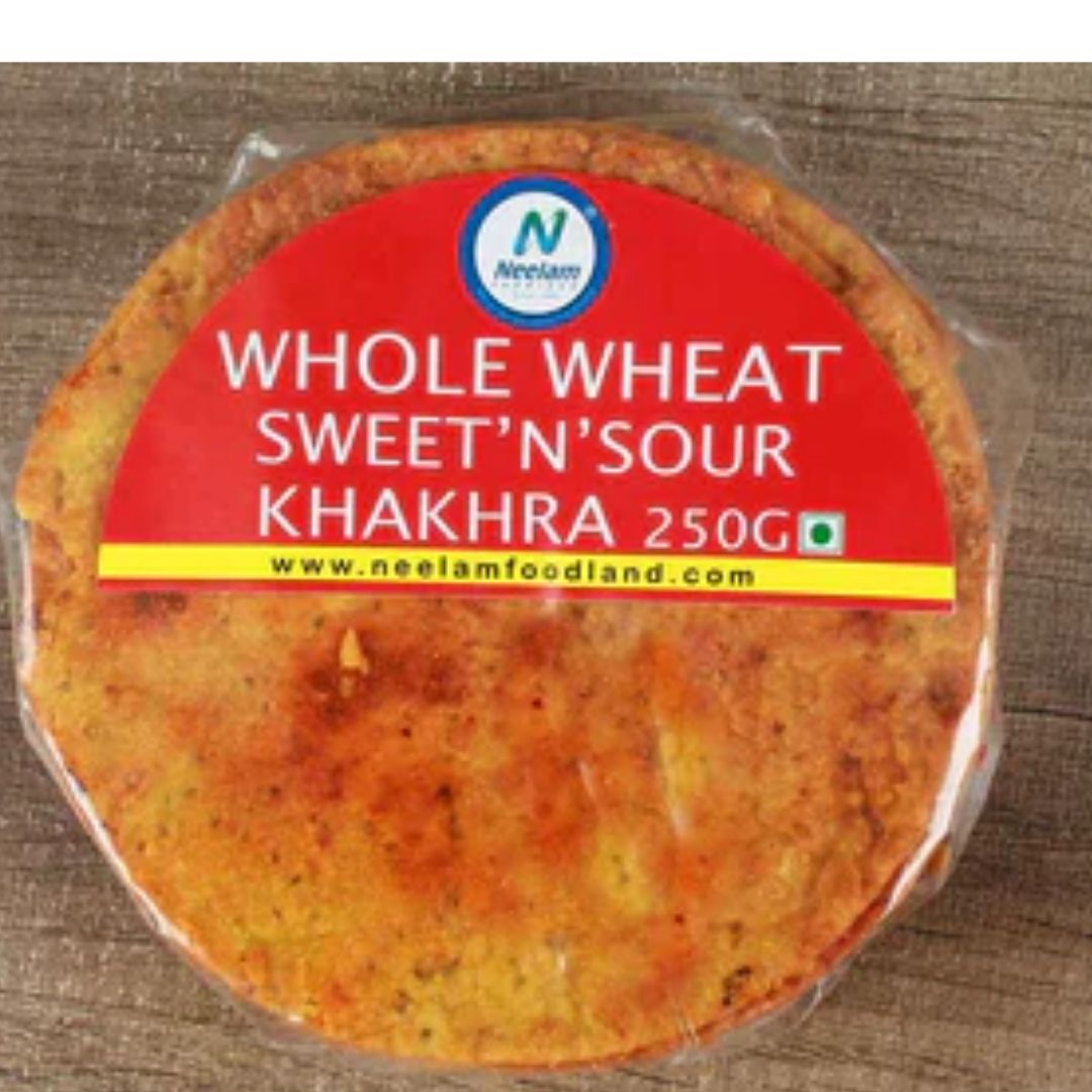 WHOLE WHEAT SWEET N SOUR KHAKHRA 250G NEELAM