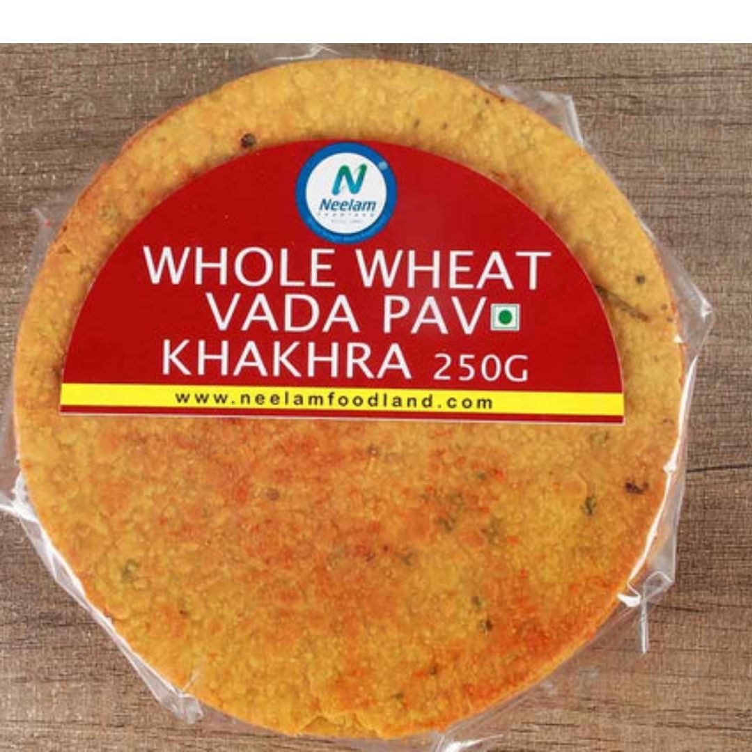 WHOLE WHEAT VADAPAV KHAKHRA 250 GM NEELAM