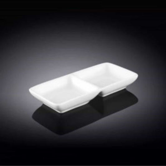 WL- 992415 DIVIDED DISH 5.5″ X 3″ _ 14.5 CM X 7.5 CM Wilmax