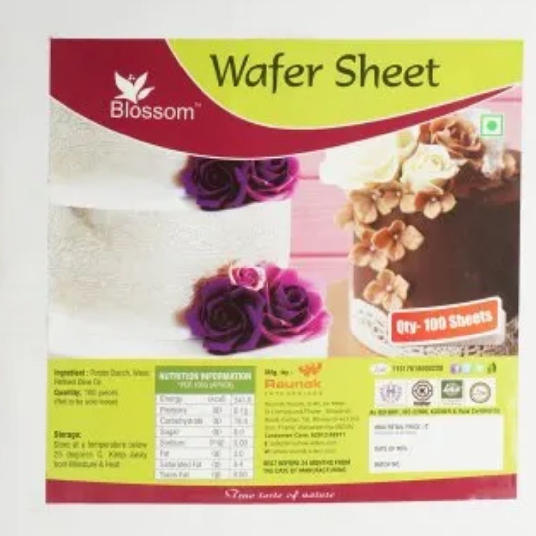 Wafer Sheet for Cake Blossom