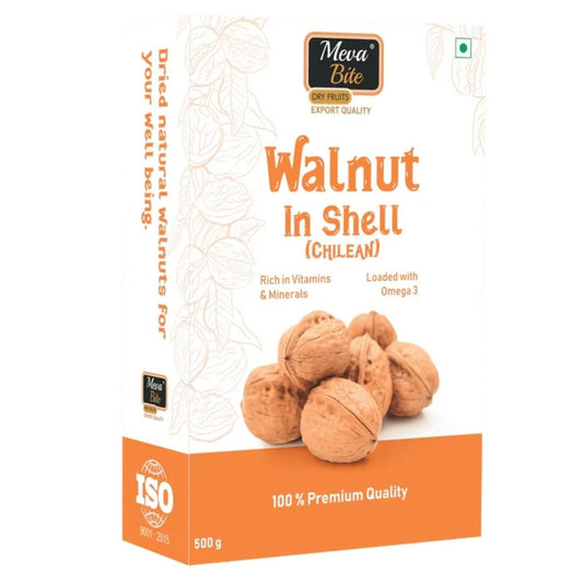 Walnut - (With Shell) 500g Meva Bite