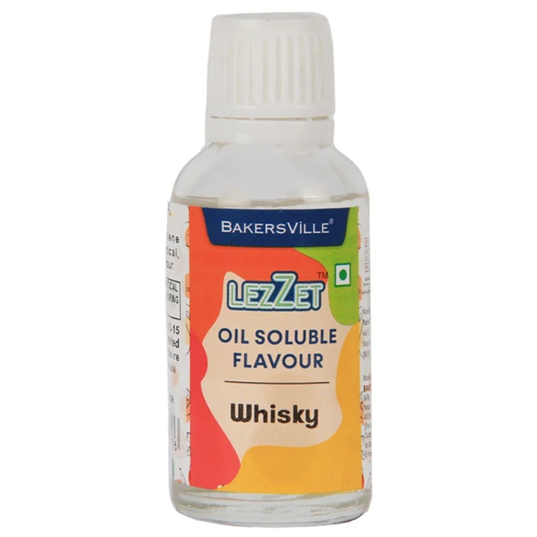 Whisky  Lezzet Oil Soluble Flavour 30ml Bakersville