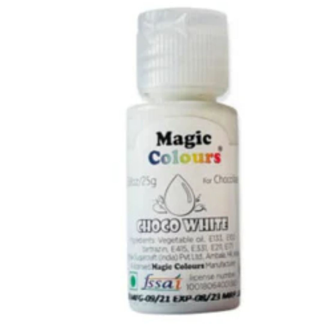 White Choco Mini Gels Candy Food Magic Colours