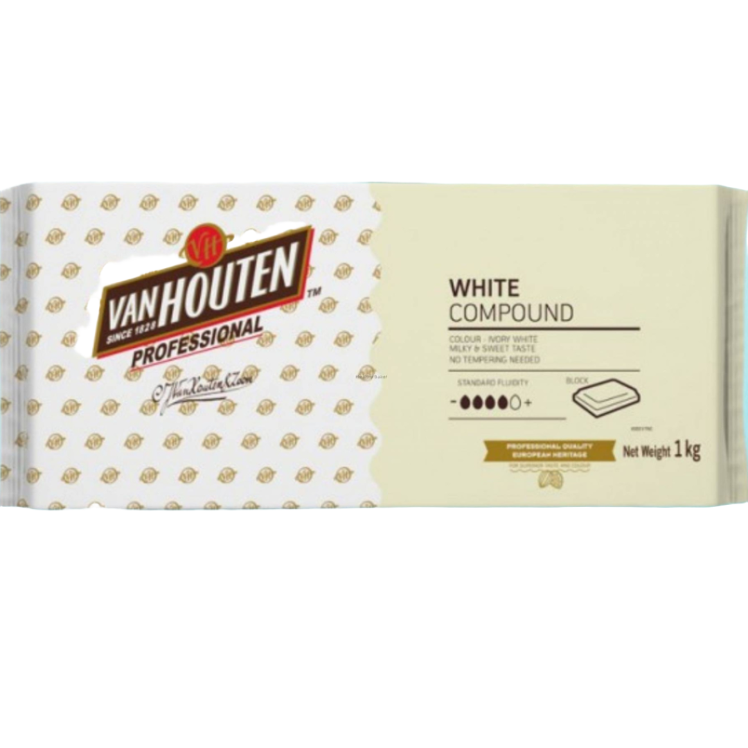 White Chocolate 1 kg Vanhouten