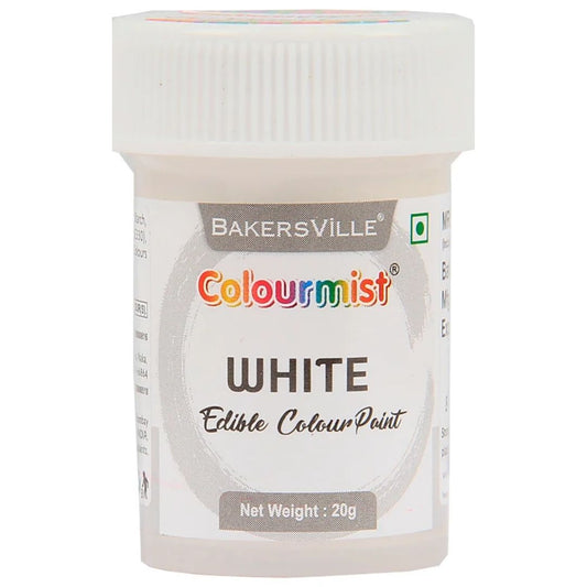 White Edible Colour Paint 20g Colourmist