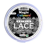 White Edible Lace Paste Magic Colours