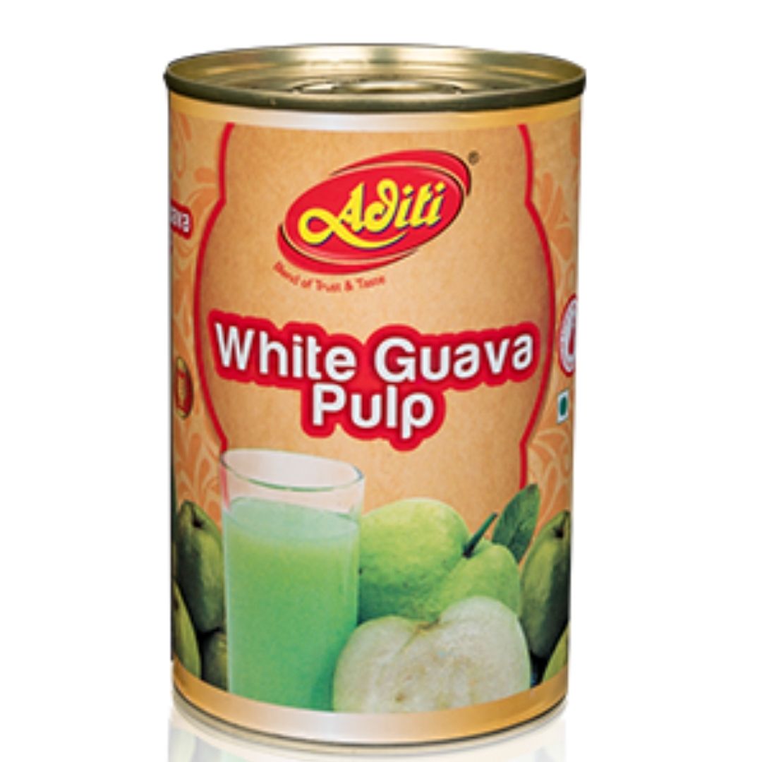 White Guava Pulp Natural 450g  Aditi