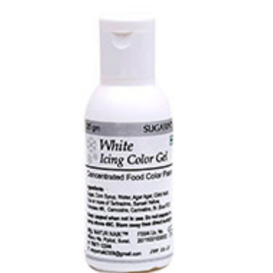 White Icing Gel Color Sugarin