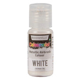 White Metallic Airbrush Food Colour 50g Colourmist