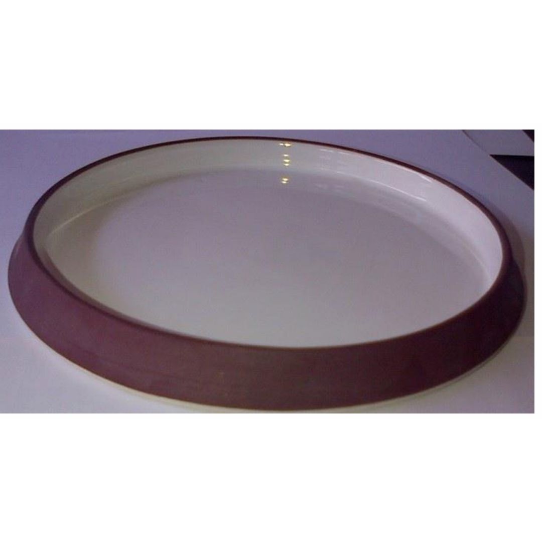 White Outside- Maroon Raintree Thali D- 12” ArtEvo