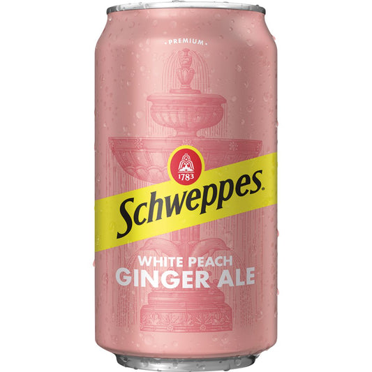 White Peach Ginger Ale Schweppes