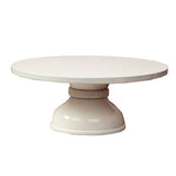 White Round Wooden Cake Stand