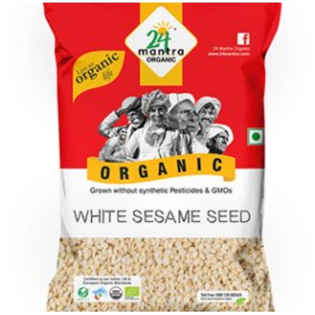 White Sesame Seed 24 Mantra Organic