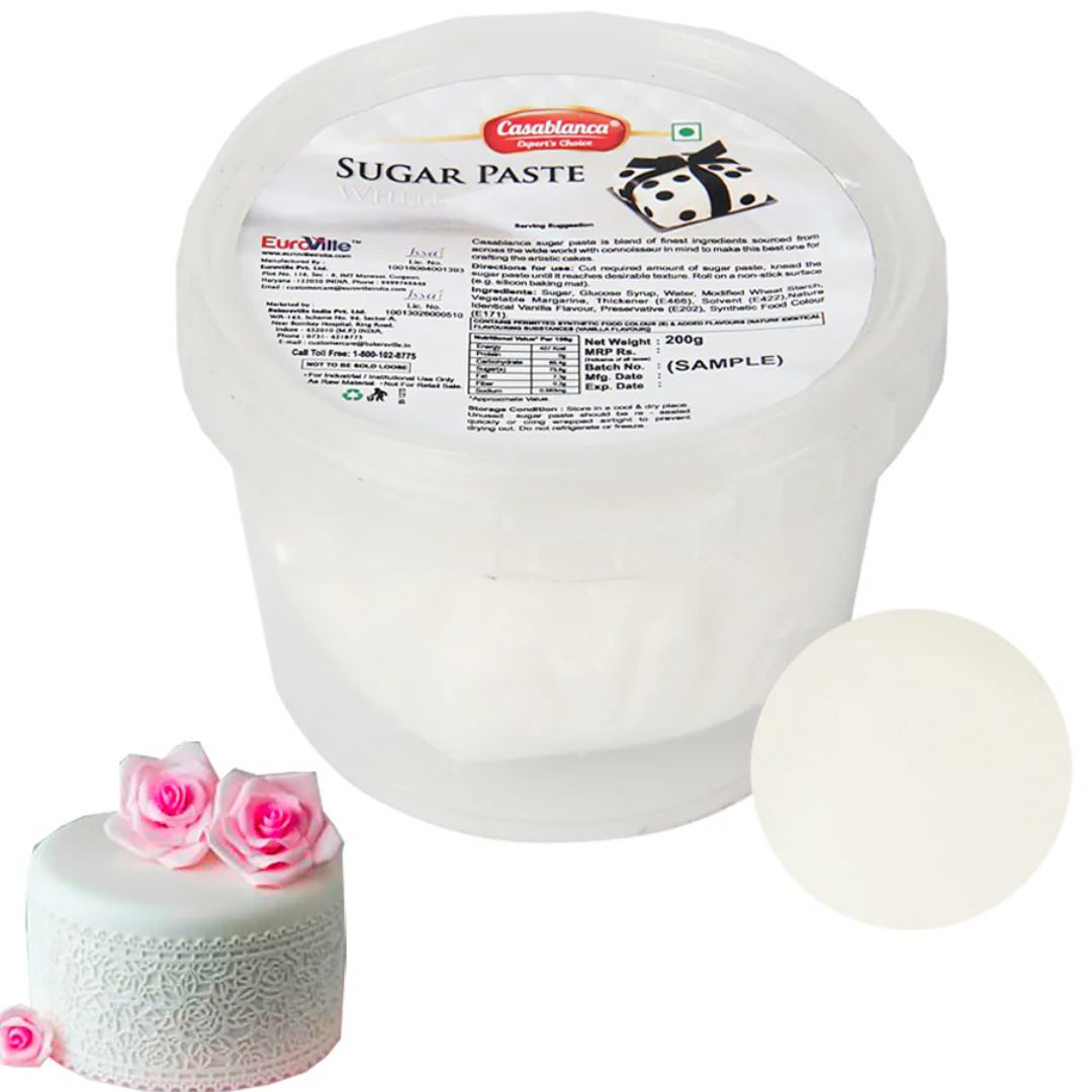 White Sugar Paste 200g Casablanca