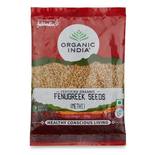 Whole Fenugreek Seeds 100h Organic India