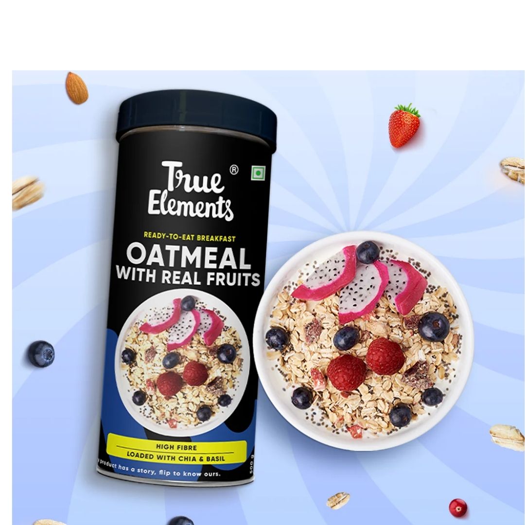 Whole Oatmeal 500g True Elements