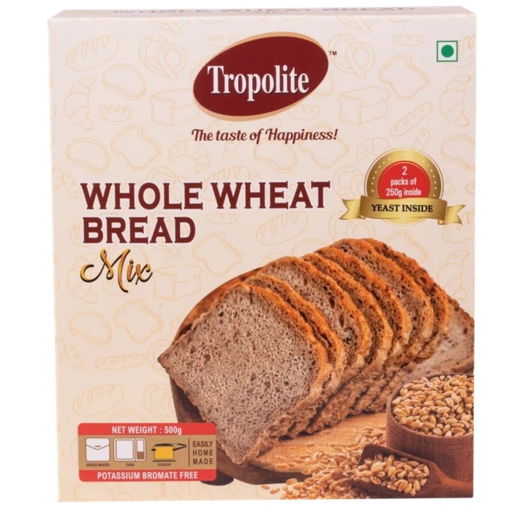 Whole Wheat Bread Mix 500g Tropolite