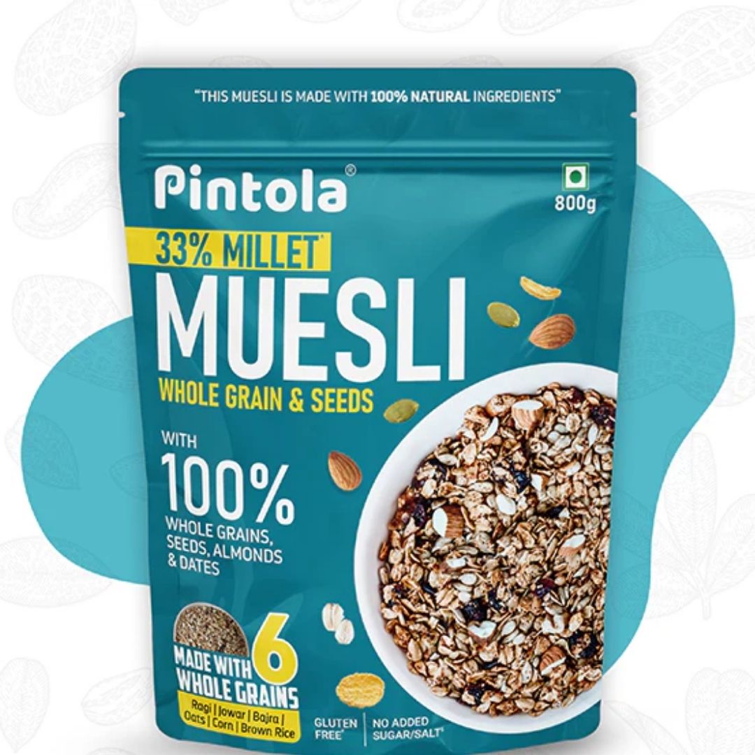 Wholegrain & Seeds Muesli 800g Pintola