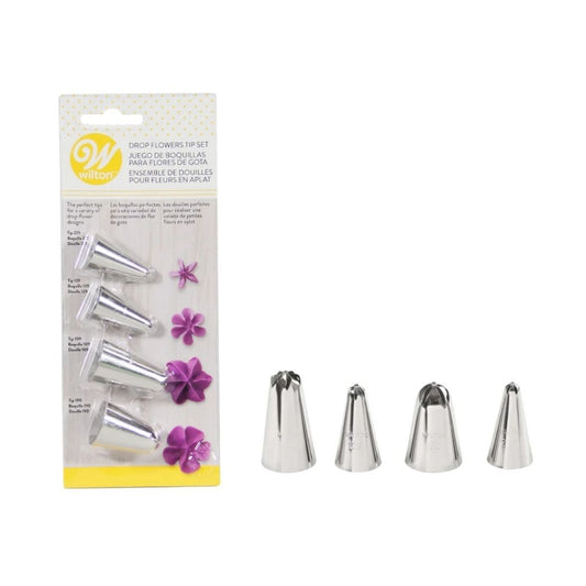 Wilton Blossom Tip Set (Nozzles), 4pcs Bakers Ville