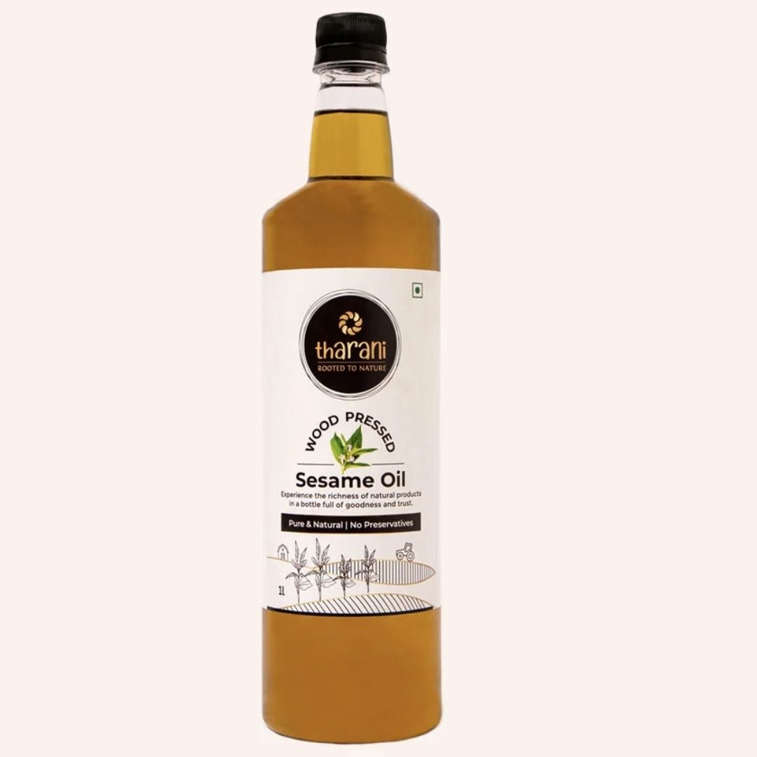 Wood-Pressed Sesame Oil 1ltr Tharani Rooted To Nature