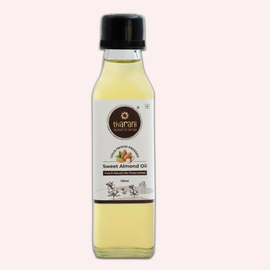 Wood-Pressed Sweet Almond Oil 110ml Tharani Rooted To Nature