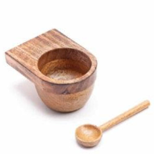 Wooden Khaki Resting Bowl Set – 80002 Rena