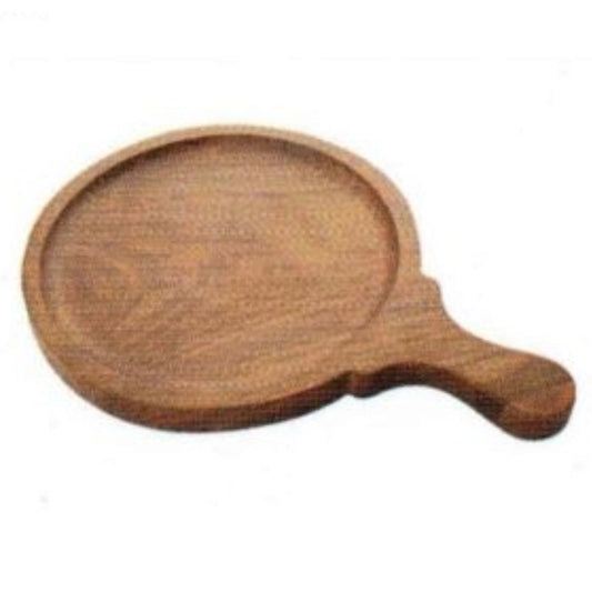 Wooden Round Platter Pizza Bat