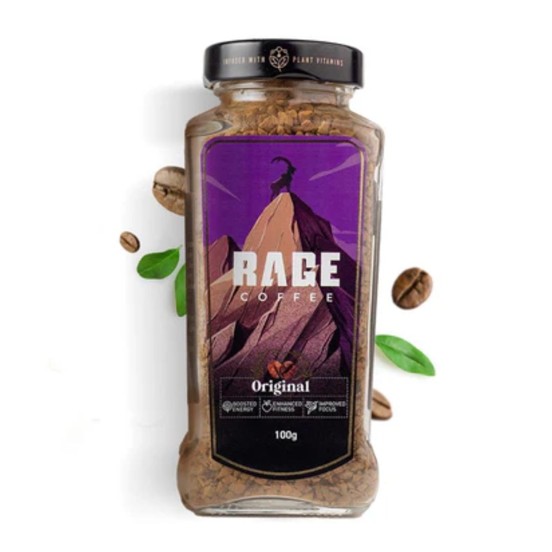 World's Favourite Flavoured Instant Coffee 100g Rage Coffee